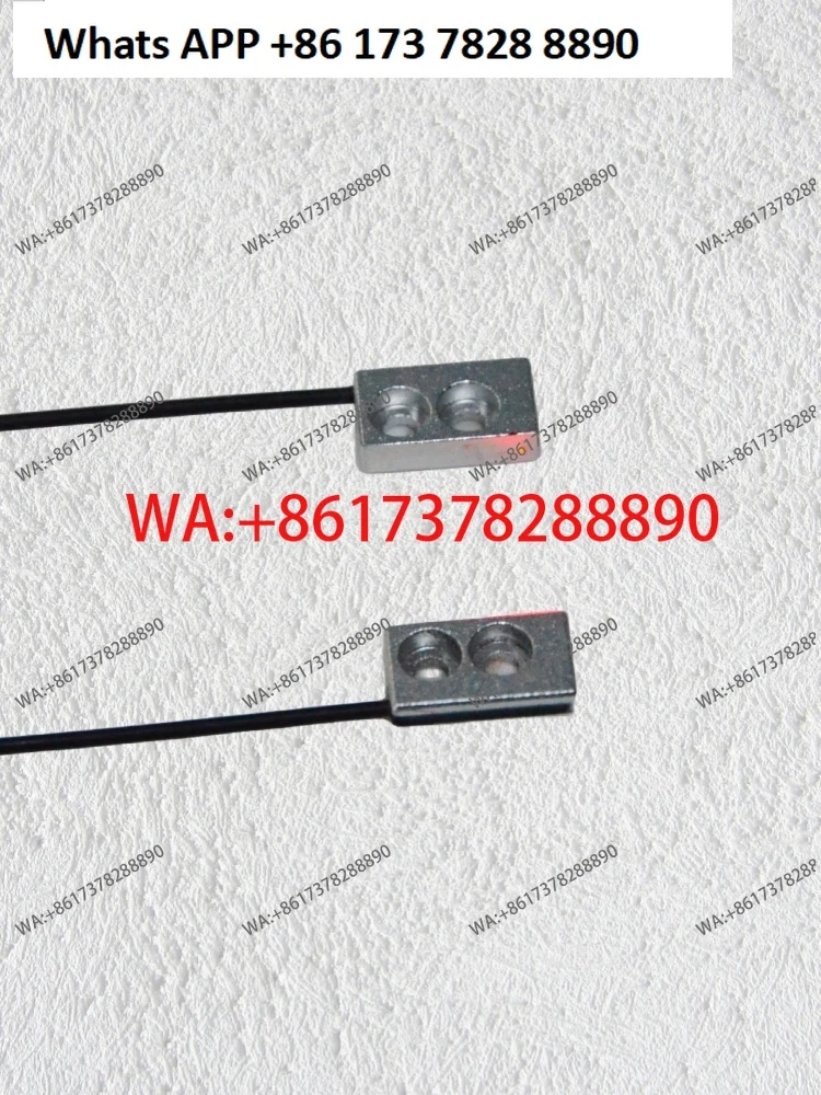 Ultra-thin miniature fiber optic sensor flat cross-beam diffuse reflection amplifier probe detection transparent FU-41/42