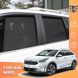 For Kia NIRO 2016 2017 2018 2019 2020 2021 Magnetic Car Sunshade Front Windshield Frame Curtain Rear Side Window Sun Shade Visor