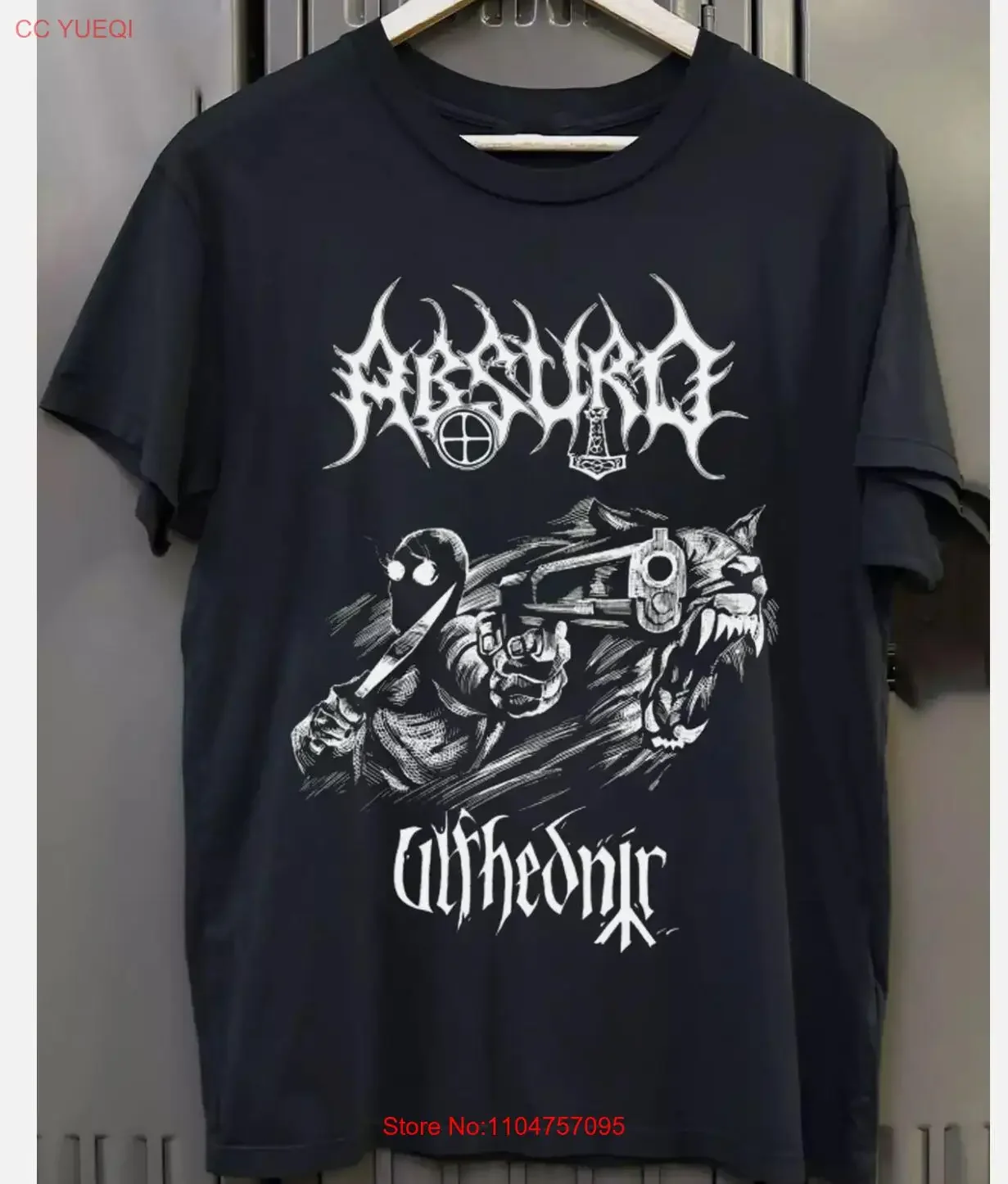 Rare ABSURD Ulfhednir For Fan Black All Size T Shirt vintage Washed Comfortable Soft Unisex Top For Everyday Wear