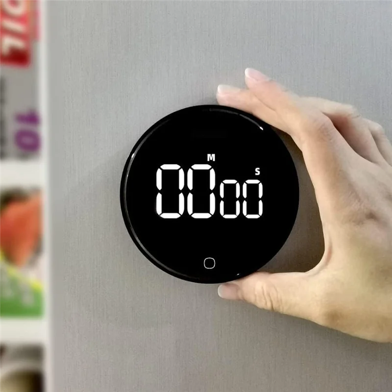 B50B - Obrotowy wyświetlacz LCD, elektroniczny minutnik, 99 minut, minutniki kuchenne, zegar do gotowania, głośny alarm, liczniki do domu i gabinetu