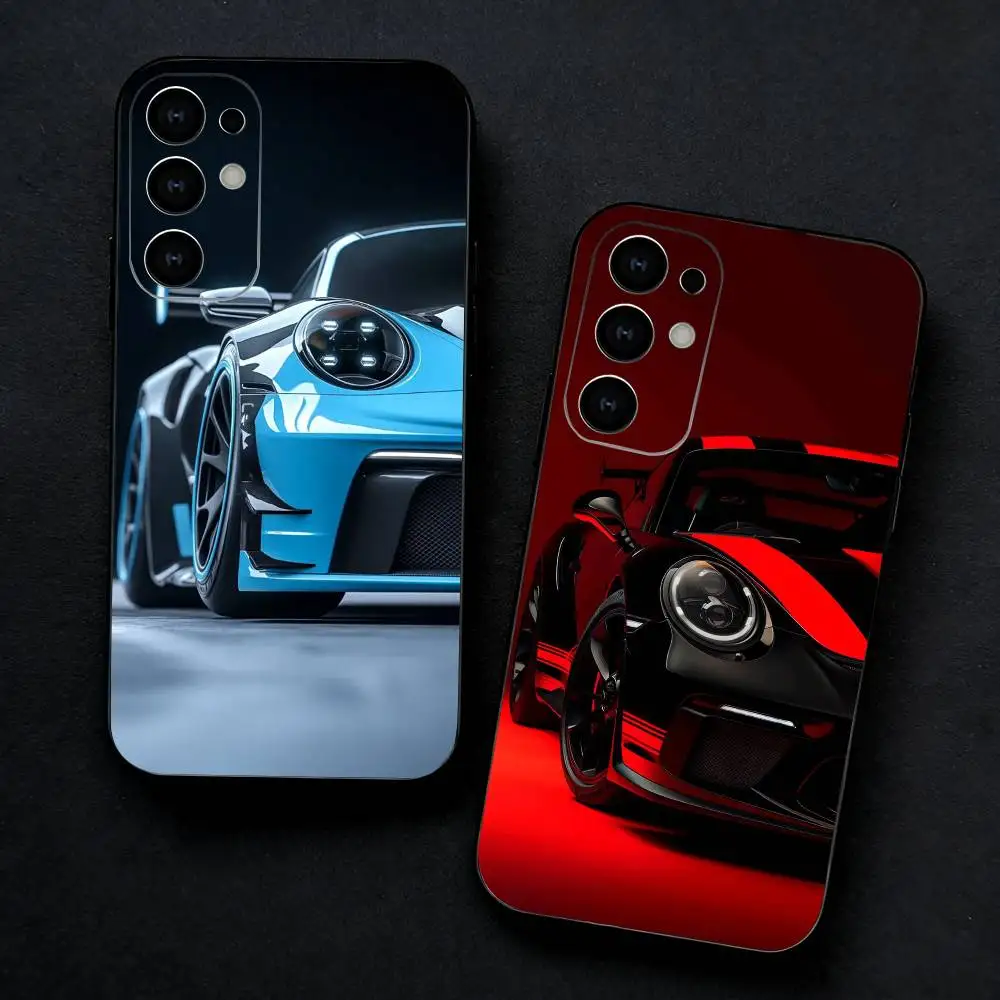

Trendy cartoon supercar GT-3 RS Phone Case For Samsung S25,S24,S23,S22,S21,S20,Ultra,Plus,FE Black Soft Cover