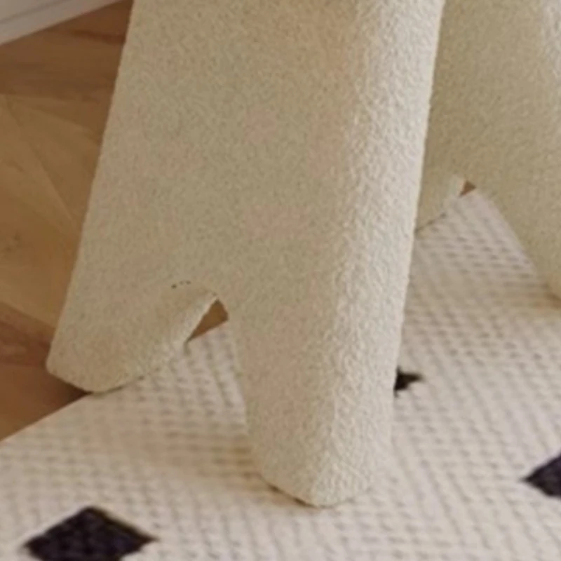 Imagen 5: Silla de tocador de estilo crema para dormitorio, taburete especial sencillo y moderno para el hogar, tocador de lujo, muebles de ocio