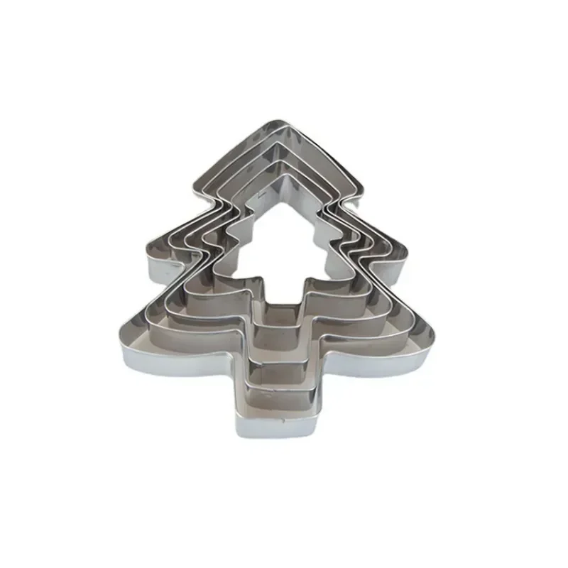 Christmas Cookie Cutter Tools Stainless Steel Gingerbread Men Shaped Holiday Biscuit Mold Kitchen Cake Decorating Tool GRSA889