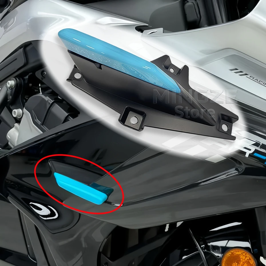Motorcycle Original Fixed Wing Left Right Mounting Seat Fixed Wing Slider for CFMOTO 675SR 675SRR 675SR-R CF650-10 675sr 675srr