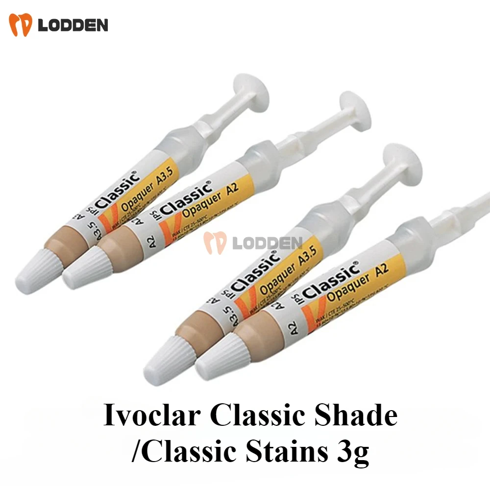 Ivoclar Classic Shade V 3g Stains P Copper Mahogany Glazing Paste High Temperature Teeth Whitening for Metal Ceramic