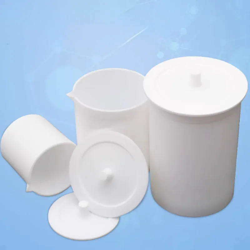 

1 шт. лабораторный утолщенный стакан из политетрафторэтилена, устойчивый к кислотам и щелочам, стакан из ПТФЭ (тетрафторэтилена)