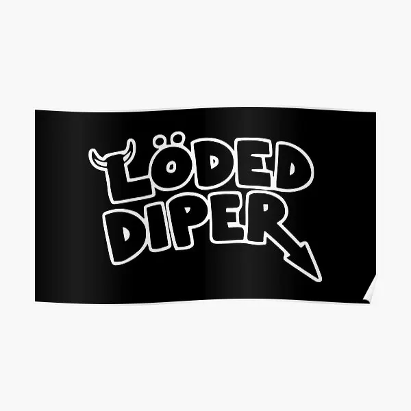 

Loded Diper Poster Mural Decoration Wall Funny Decor Room Art Vintage Painting Modern Home Picture Print No Frame