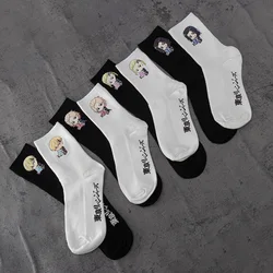 Anime Cosplay Socken Manjiro Ken Takemichi Baji Chifuyu Kazutora schwarz weiß weich Sommers port Socken