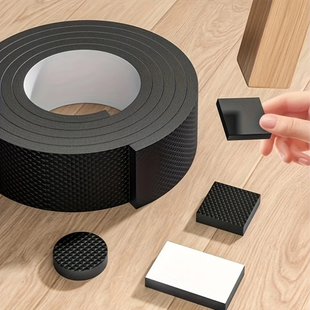 DIY Non-Slip Furniture Pads Mute Mats Bumper Damper Anti-slip Thick Pad Foot Cover Self Adhesive Table Chair Foot Protection Pad