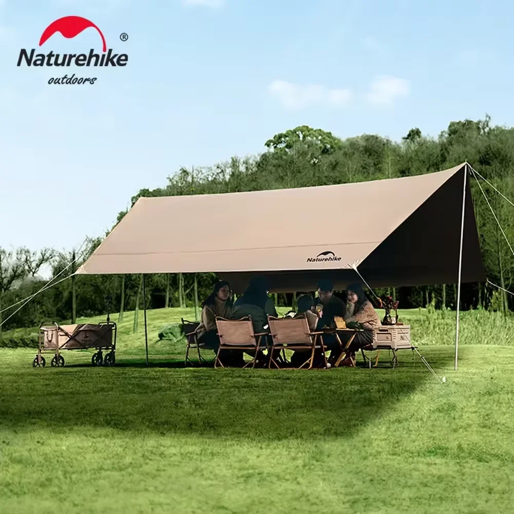 Naturehike Camping Sun Shelter Estate 10-12 persone Tenda 17 ㎡ Tettuccio con rivestimento in vinile per tenda da spiaggia, parasole Ourdoor Park