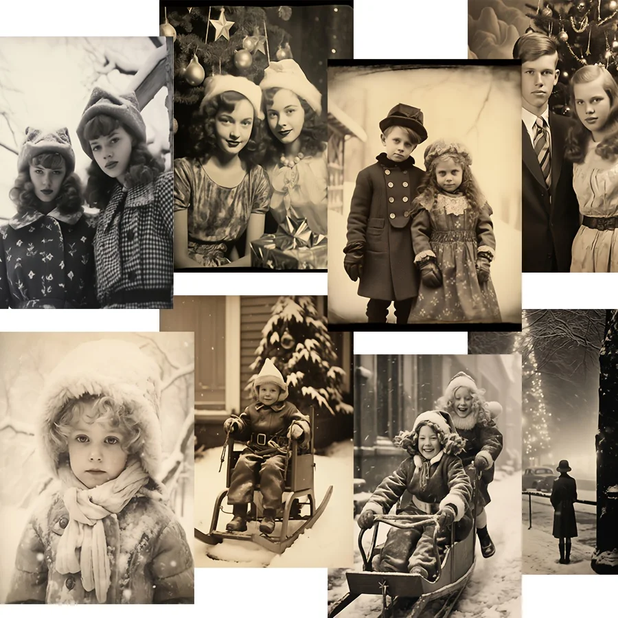 مجموعة وسادة ورقية وملصقات لعيد الميلاد مكونة من 68 قطعة من بلون البني الداكن، للصياغة كورق تزيين قابل للجمع، ومستلزمات القصاصات #3