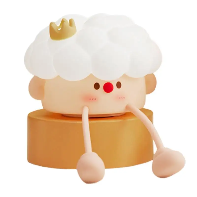 

Night Light For Kids 3 Levels Dimmable Bedside Touch Lamp Cartoon Prince Silicone Clap Light Bedside Lamp Dimmable Touch Lamp