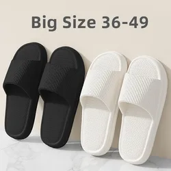 Big Size 48 49 Home Slippers Men Flip Flops Women Soft Slides Fashion Thick Sole EVA Comfort Indoor Beach Sandals Non-Slip Shoes