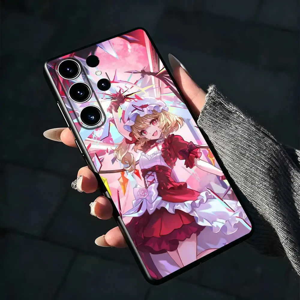 Gensokyo project Phone Case For Samsung Galaxy S26 S25 S24 S23 S22 S21 S20 Plus Ultra Fold A Soft Black