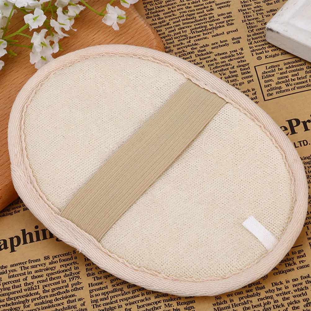 

6Pcs Elastic Band Loofah Back Scrubber Exfoliating Bath Wipes Double-Sided Back Cleaner Shower Body Spa Accessories