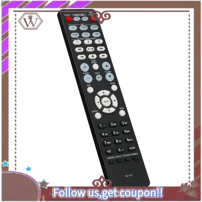 أحدث 4X التحكم عن بعد ل دينون المسرح المنزلي RC-1173 RC 1173 RC-1197 DNP-720AE DNP-730AE PMA-720 PMA-520AE PMA-720AE