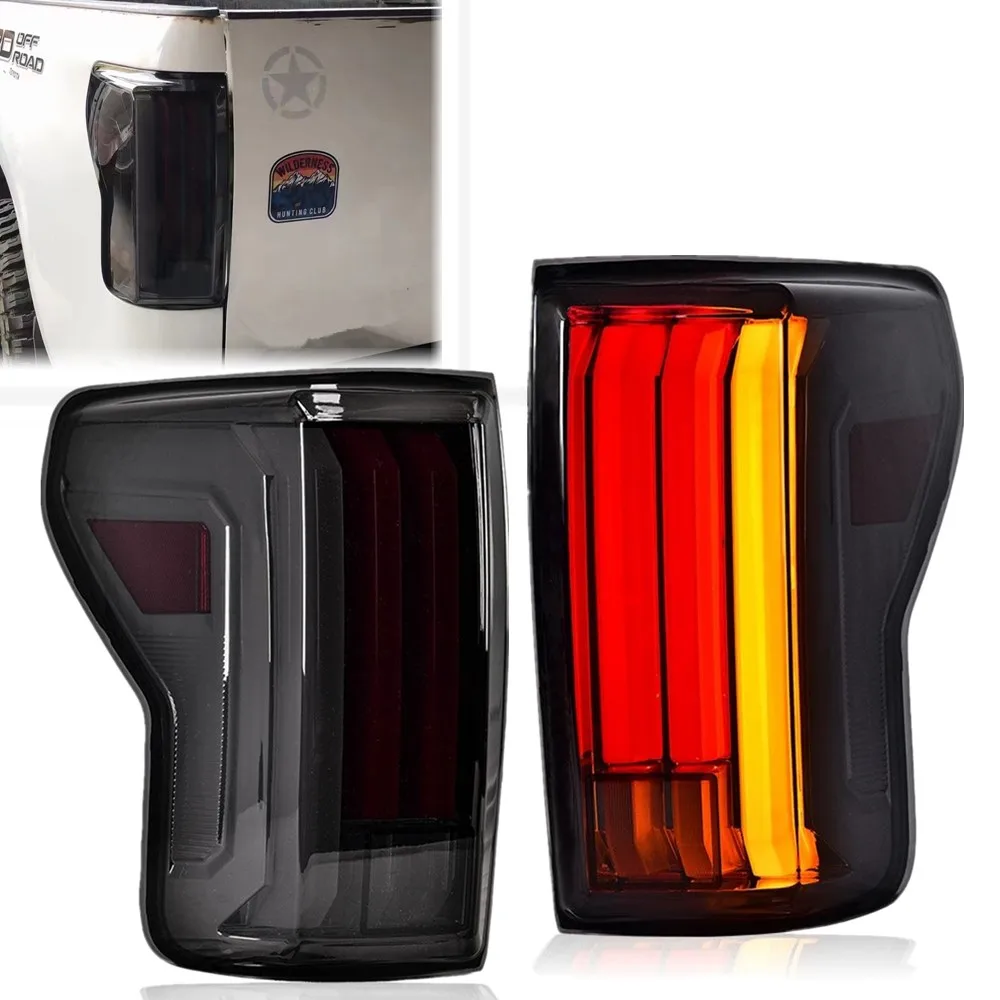 

Smoked LED Tail Lights For Toyota Tundra 2007-2013 Car Rear Stop Running Brake Turn Signal Lights Assembly Accessories