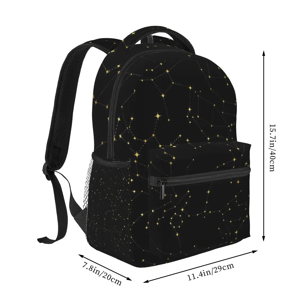 Night Sky Celestial Stars Zodiac Constellations Backpacks Boys Girls Bookbag Children School Bags Travel Rucksack Shoulder Bag