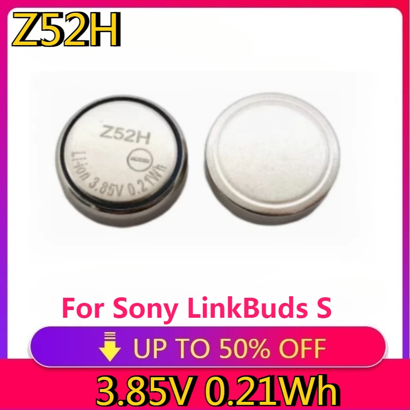 

New High Quality Replaceable 2PCS 1240 Z52H 3.85V Battery for Sony LinkBuds S WFLS900N/B Truly Wireless Earbud Headphones