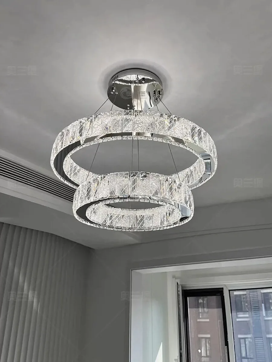 Creative Iceberg Crystal Chandelier Luxury Home Decoration Lustres Cristal for Living Room Dining Table Lighting Lamparas