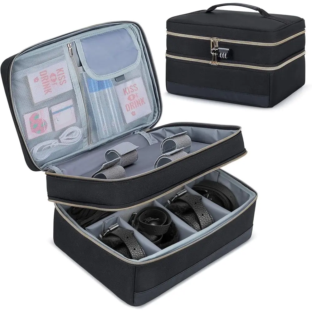 

Dist Bag or Toys, Dist Lockable Toy Storage Bag, Private Toy Storage Bag Box or Women and Men, Patent Pending
