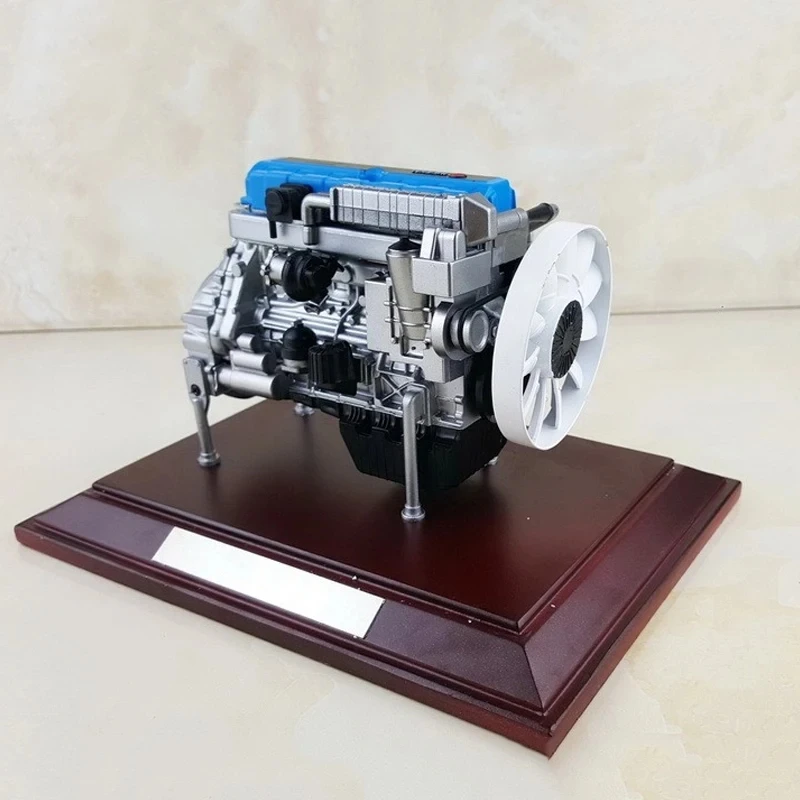 1:12 Weichai WP13 Engine Model Alloy Simulation High-performance 13-liter Engine Metal Collectible Model - Static Model