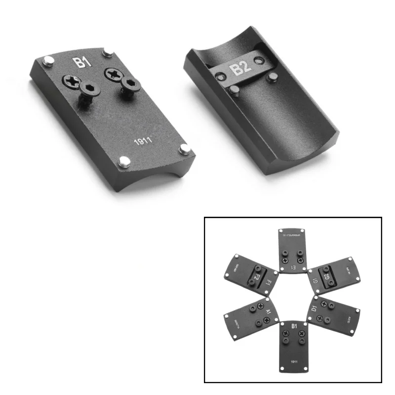 Universal Scope Mount Adapter | Alignment Correction Shims | For Rifle Rail Systems