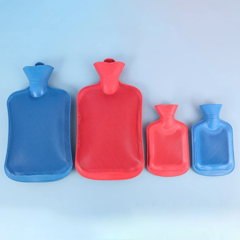 Bottiglie di acqua calda spesse 1500/1000ml Borsa di acqua calda calda invernale in gomma portatile Scaldamani Borsa di acqua calda in silicone riempita d'acqua