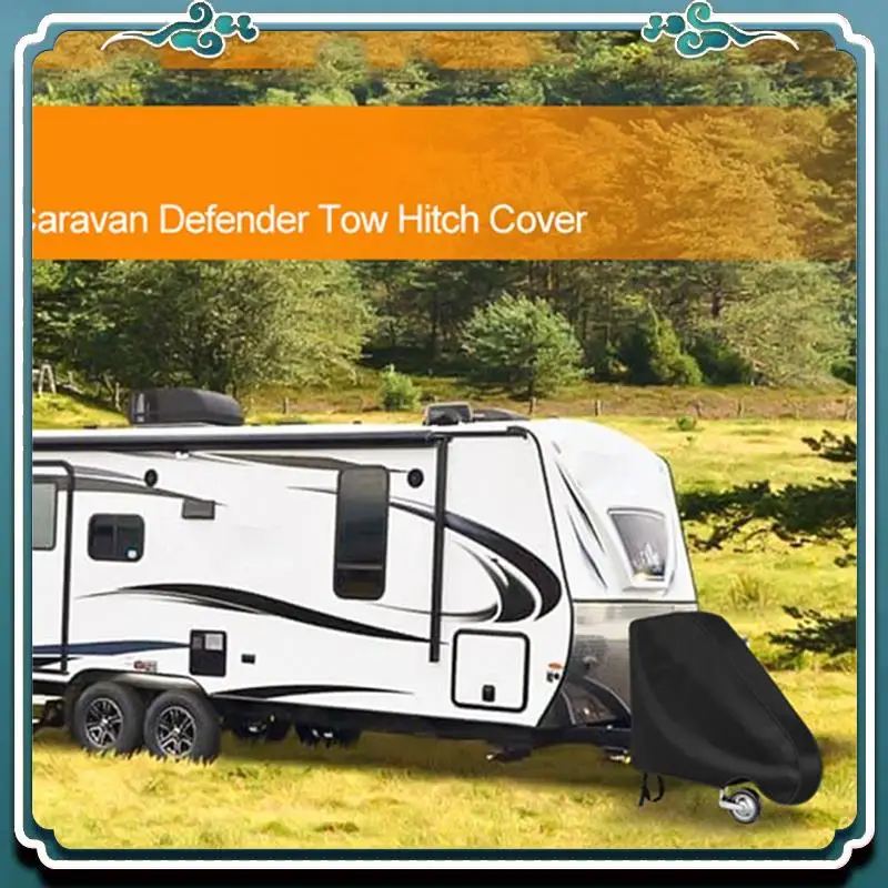 

ABTU-RV Крышка сцепного устройства прицепа для каравана Буксировочный сцепь Ткань Оксфорд Пылезащитный чехол для защиты от дождя и снега