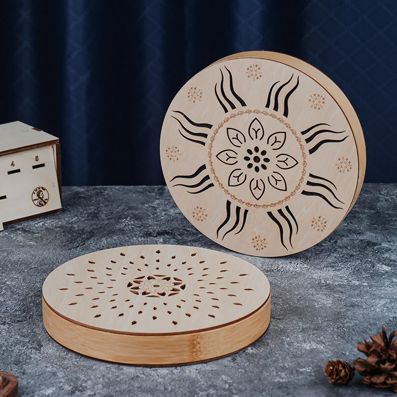 Wooden Stream Drum Sound Healing Yoga Stream Drum Meditation Relaxation Hand Drums Portable Percussion Musical Instruments
