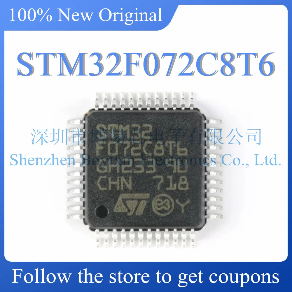 Nowy STM32F072C8T6. Oryginalny produkt. LQFP-48