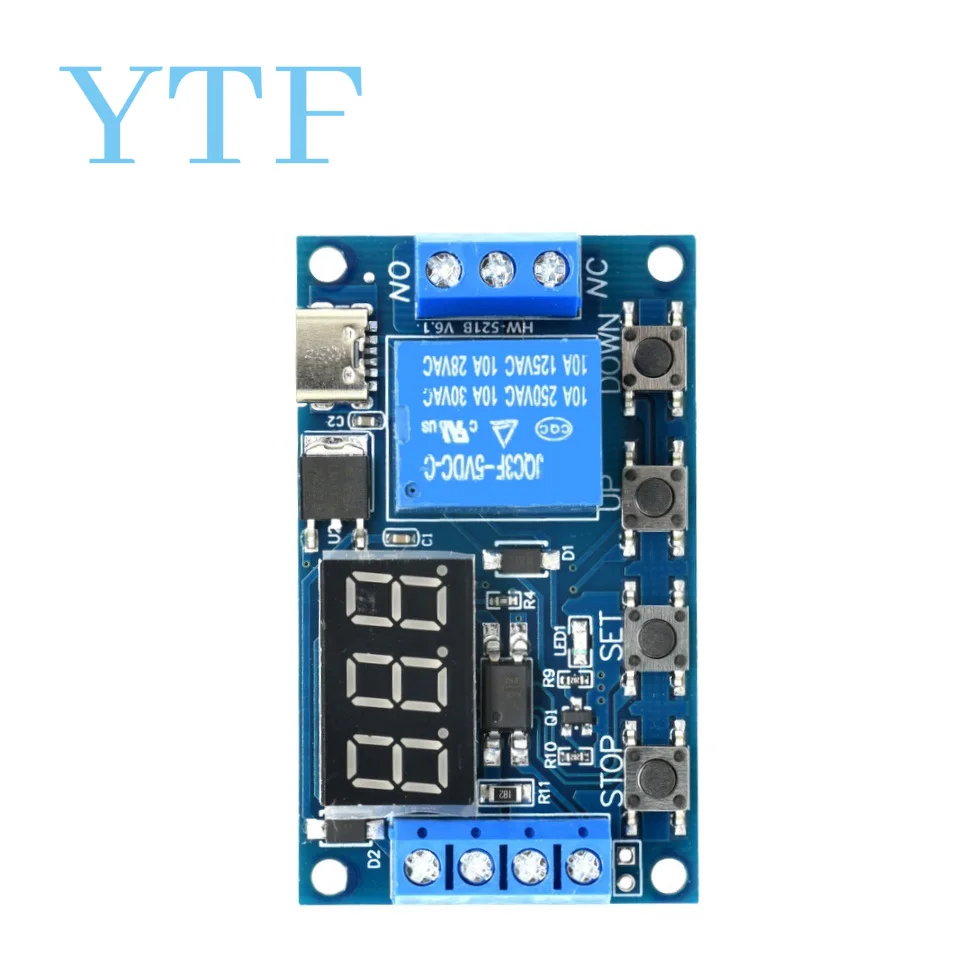 1 channel relay module Delay Disconnection Triggers Delayed Cycle Timing Circuit Switch XY-J02