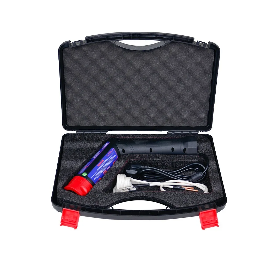 Plastic Box Magnetic Induction Heater Bolt Removal, 1700W Heat Induction Tool for Rusty Screw Removing, with 4 Induction Coils