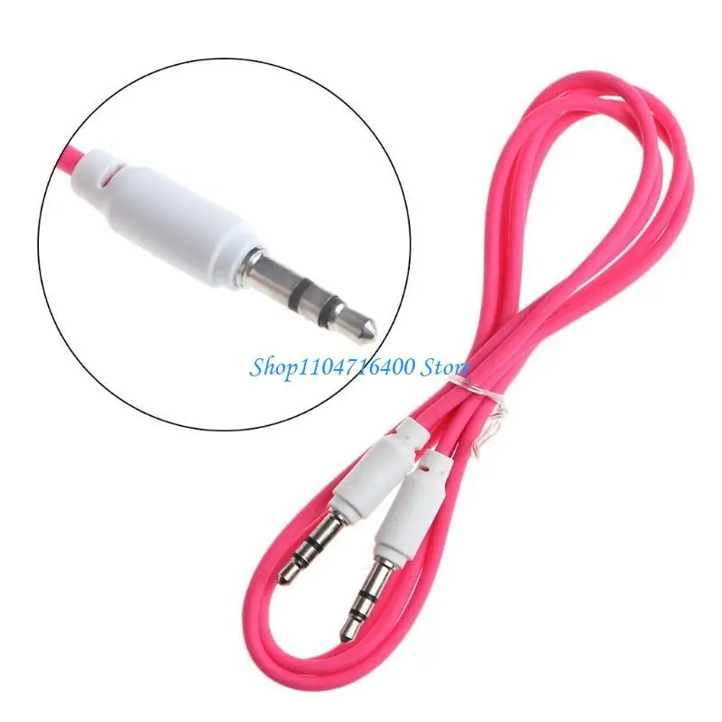 

y1gd 1m 3.5mm Male To Male Auxiliary Aux Cable For Car Stereo MP3 Phone