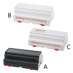 158x88x59mm ABS Plastic Box Enclosure Electronics Industrial Rail Project for Ca DropShipping