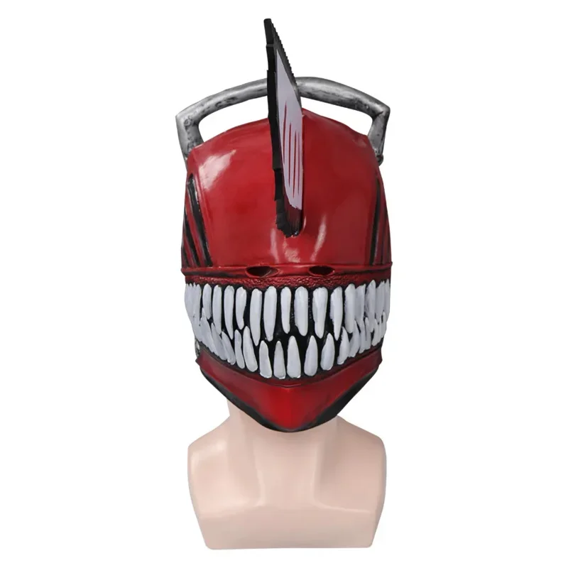 Bear House AA motosierra hombre Denji máscara Cosplay máscaras de látex casco de felpa mascarada fiesta de Halloween Costu nuevo 2025 WKD001