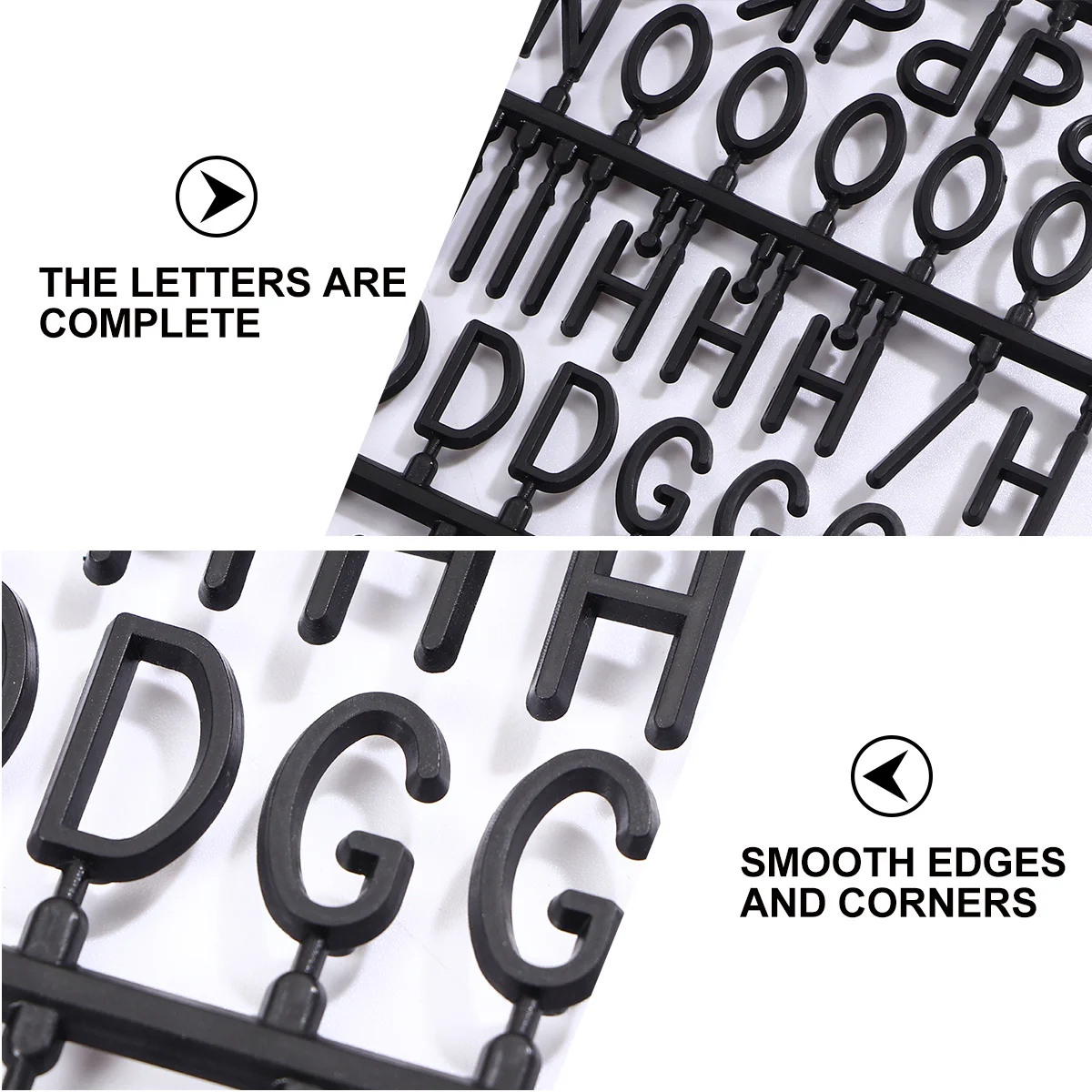 Plastic Letter Board Letters Numbers Large Colorful Symbols Set for Convertible Felt Letter Board Home Office