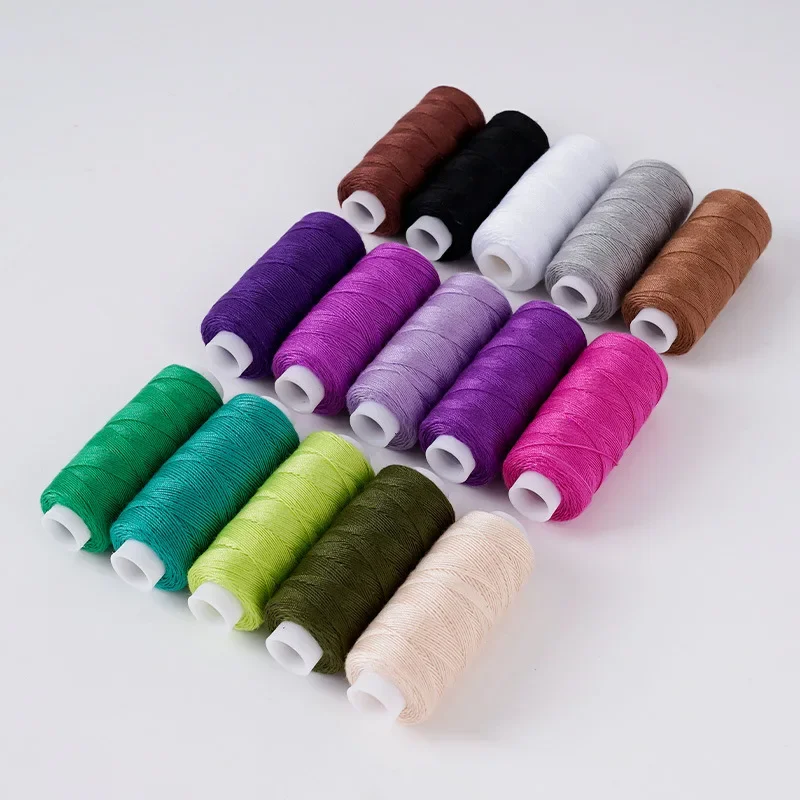 5 Color Small Roll Home 203 Sewing Machine Small Thread DIY Hand Sewing Thread Set Accessories Polyester Sewing Thread