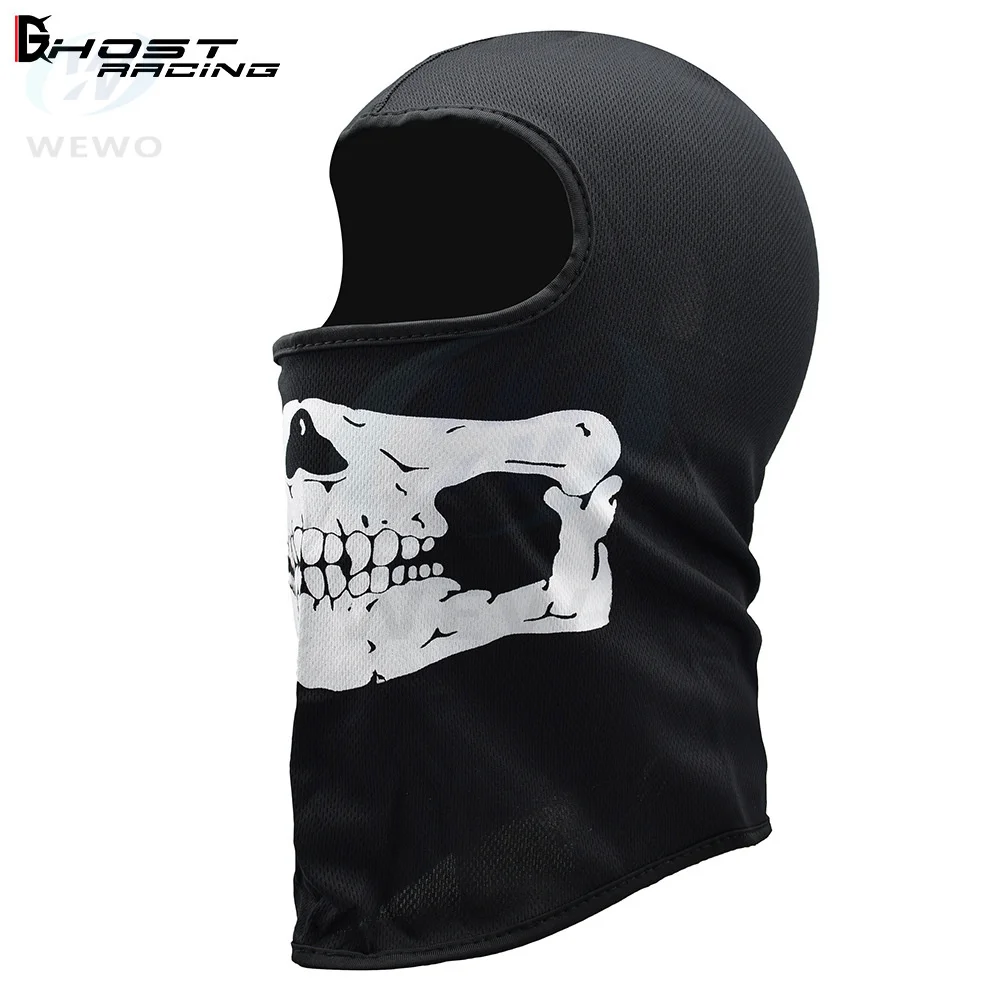 Outdoor Cool Sunscreen Balaclava Motorcycle Face Mask Lycra Moto Biker Wind Cap Mask Stopper Windproof Bicycle Cycling Headgear