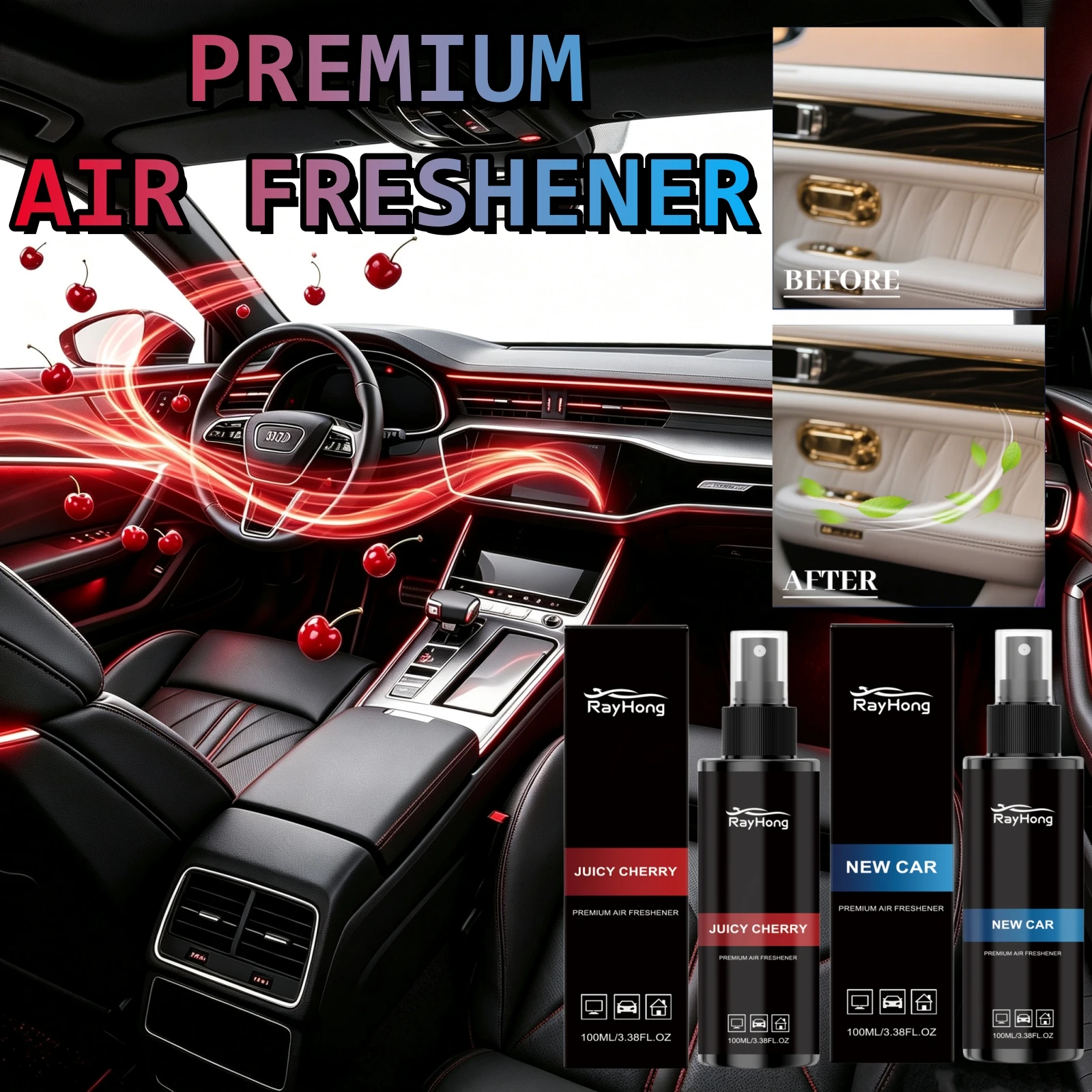 Odor Eliminator Car - El spray perfumado para el interior