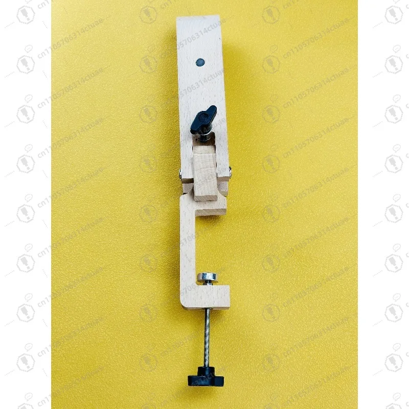 مشبك خشبي للخياطة اليدوية قابل للتعديل لقط سطح المكتب أداة خياطة جلدية قابلة للطي مشبك خيط الخياطة بنفسك #4