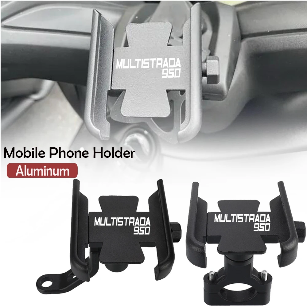 Motorcycle Handlebar Mobile Phone Holder GPS Stand Bracket For DUCATI 950MULTISTRADA 950 MULTISTRADA 2017-2021 2022 2023 2024