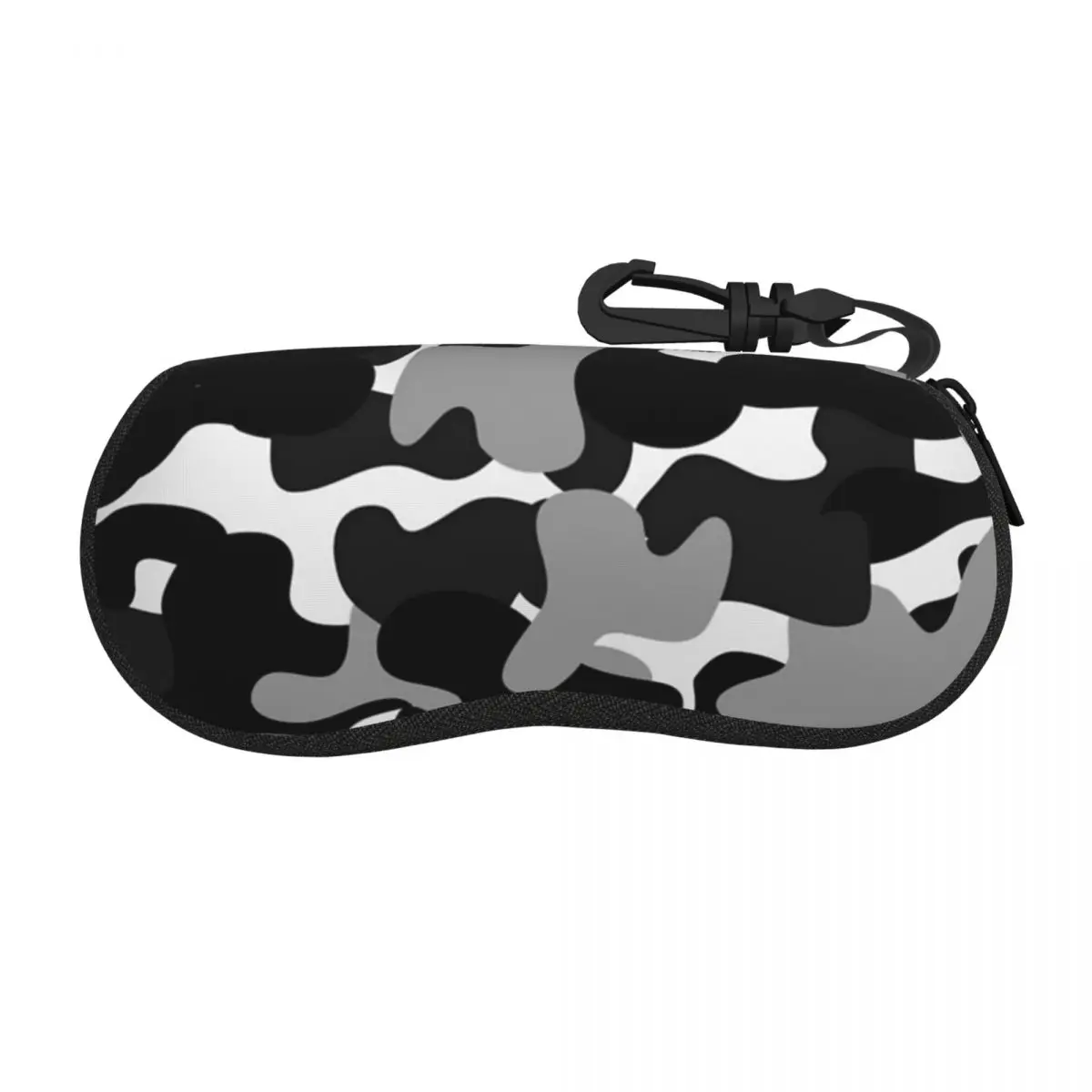 Camouflage Pattern Military Army Background Camo Shell Glasses Case Portable Sunglasses Box Women Men Soft Eyeglass Bag Pouch