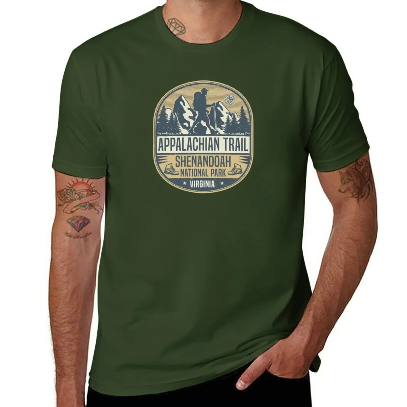 Appalachian Trail, Shenandoah National Park T-Shirt sublime aesthetic clothes hippie clothes blanks plain black t shirts men