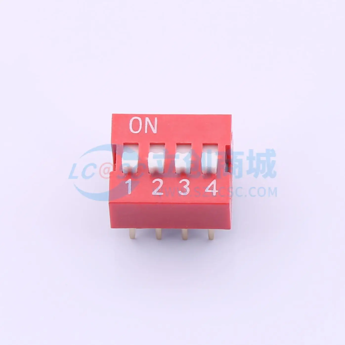 61pcs SMQS-04R-TP P 2.54mm SPST 4 PC DIP Switch - view 3