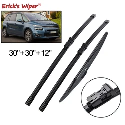 Erick's Wiper Front & Rear Wiper Blades Set For Citroen C4 Grand Picasso 2 2013 - 2022 Windshield Windscreen Window 30