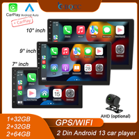 BQCC 4core 2 Din Car Radio Androidauto Carplay Android 13 GPS Car Audio 7\