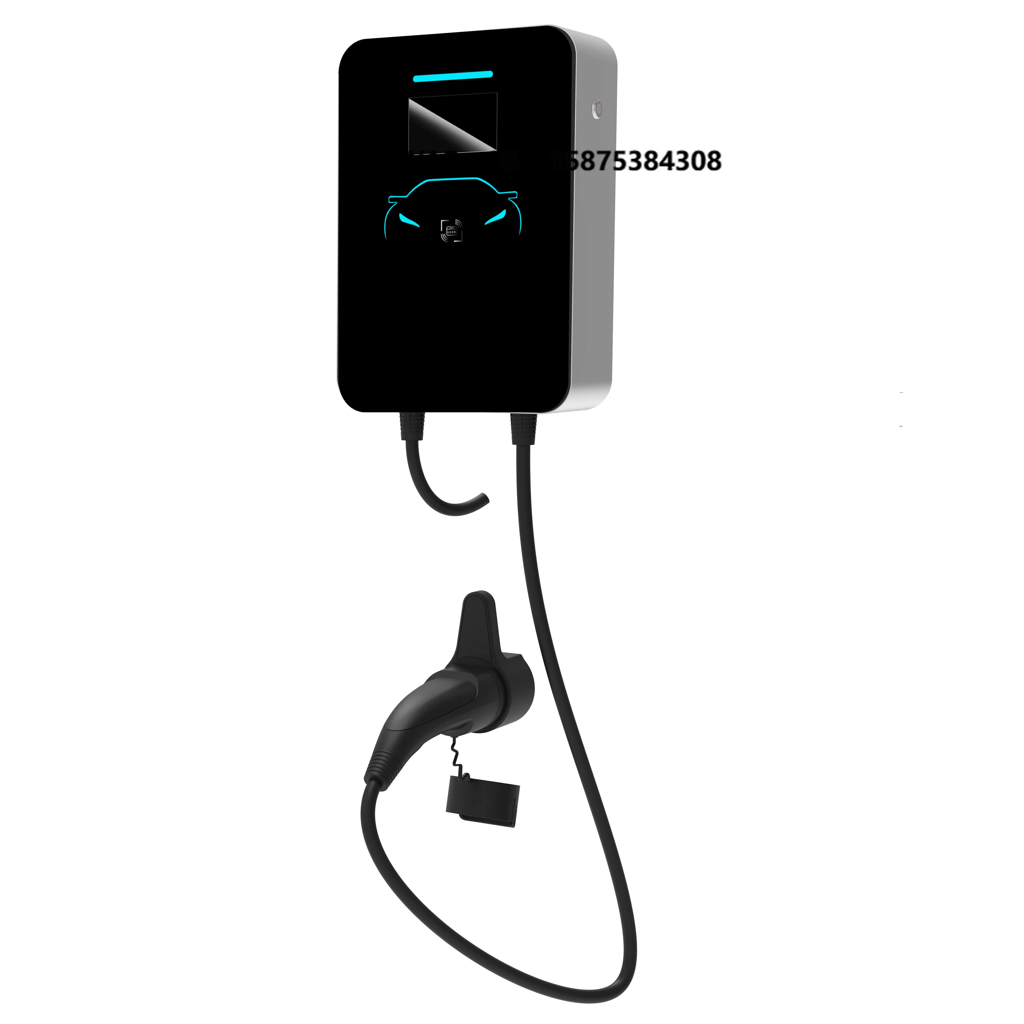 New Energy Electric Car 7KW Charging Station with IP54 Protection and Wall-Mounted Installation