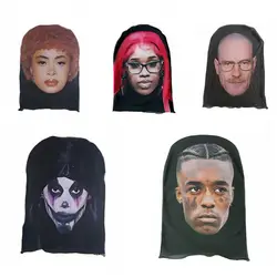 New Celebrity Magic Face Mask 3D Printed Elastic Bandana Hood Mesh Funny Headgear