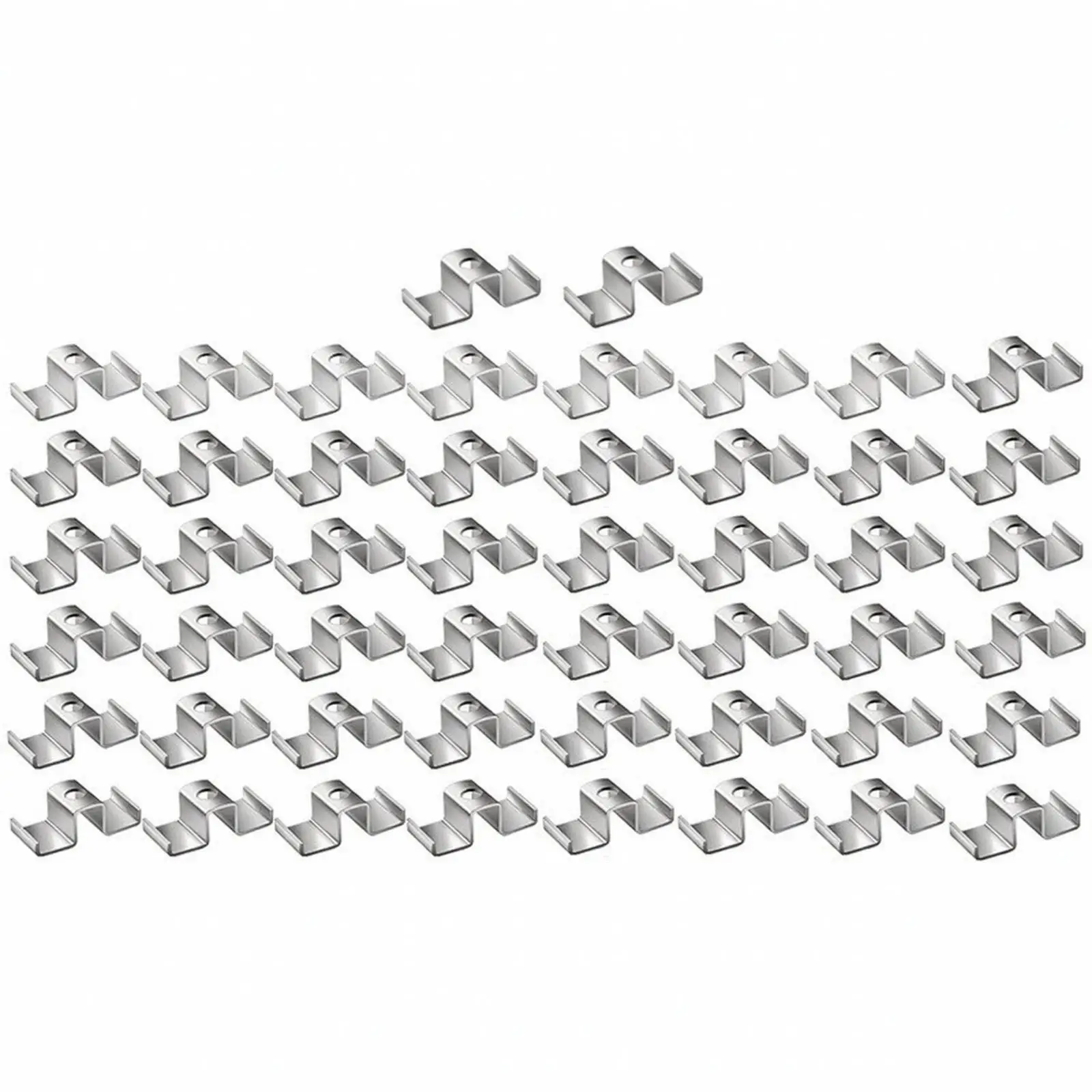 Durable Grating Clamp Saddle Style Galvanized Metal for Stair Step Working Level Secure Fastening